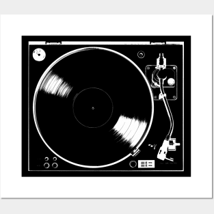 Turntable - Vinyl Record Analog Record Music Producer Posters and Art